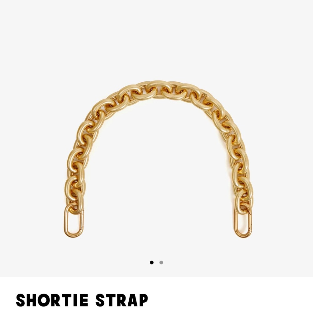 Clare V Shortie Strap Vintage Gold
